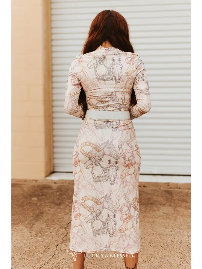 The Ivory Horse Dress