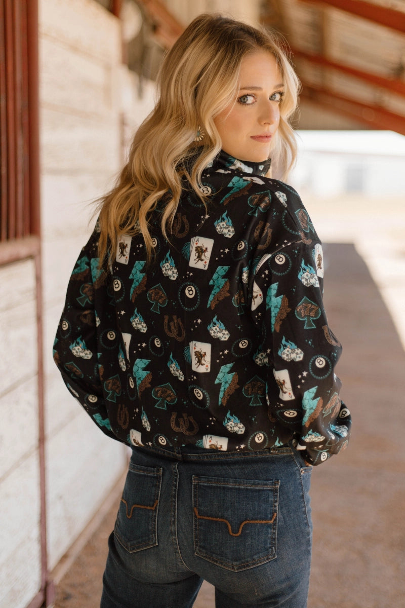 Cowgirl Charm Plus Cropped Jacket