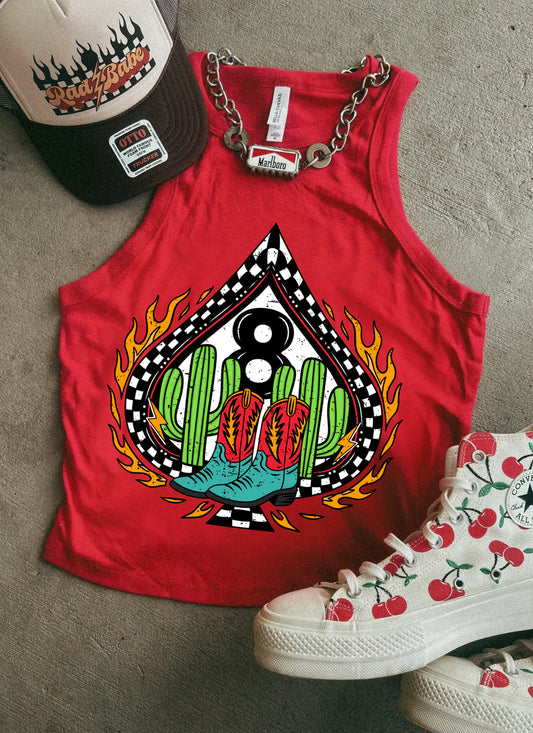 Flamin' Spade Tank