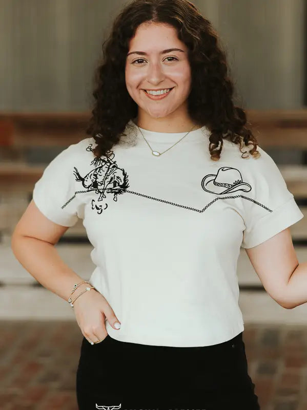 The Bronco Crop Tee