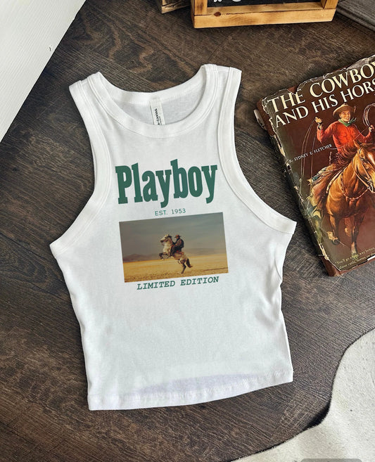 Playboy Cowboy Tank