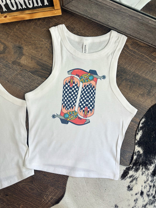 Checker Boots Tank