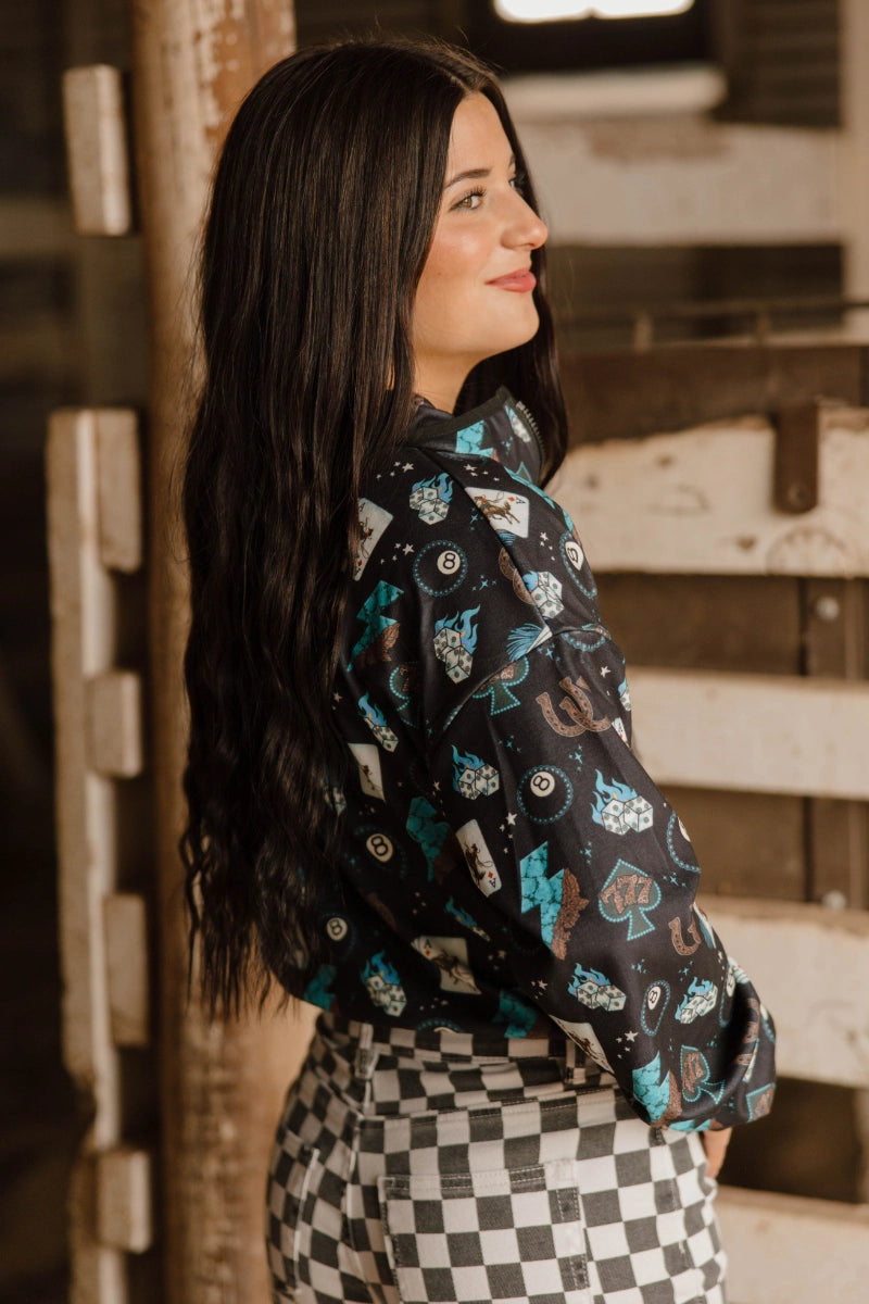 Cowgirl Charm Plus Cropped Jacket
