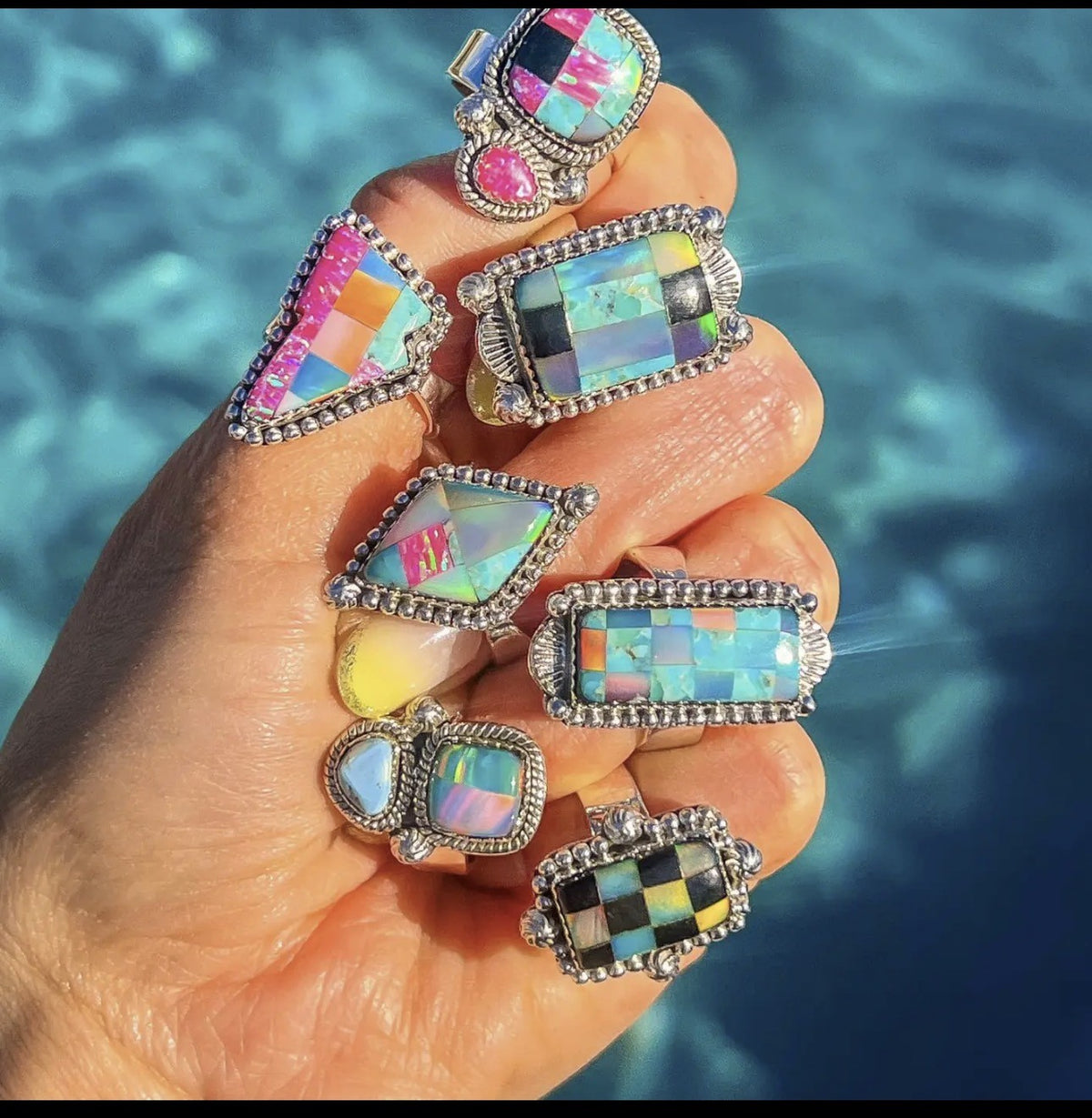 The Electric Cowgirl Rings