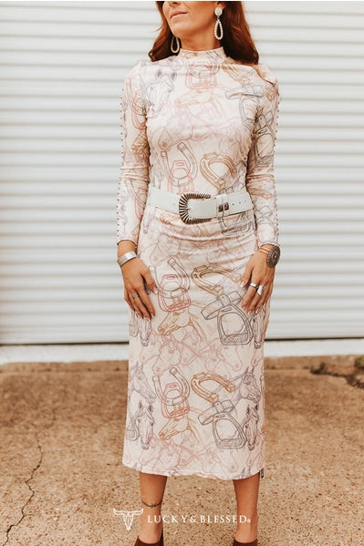 The Ivory Horse Dress