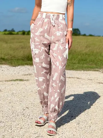 The Quinn Western Jogger Pants