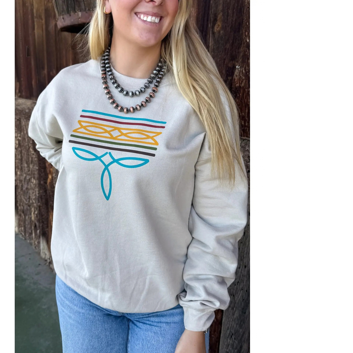 Boot stitch Sweater