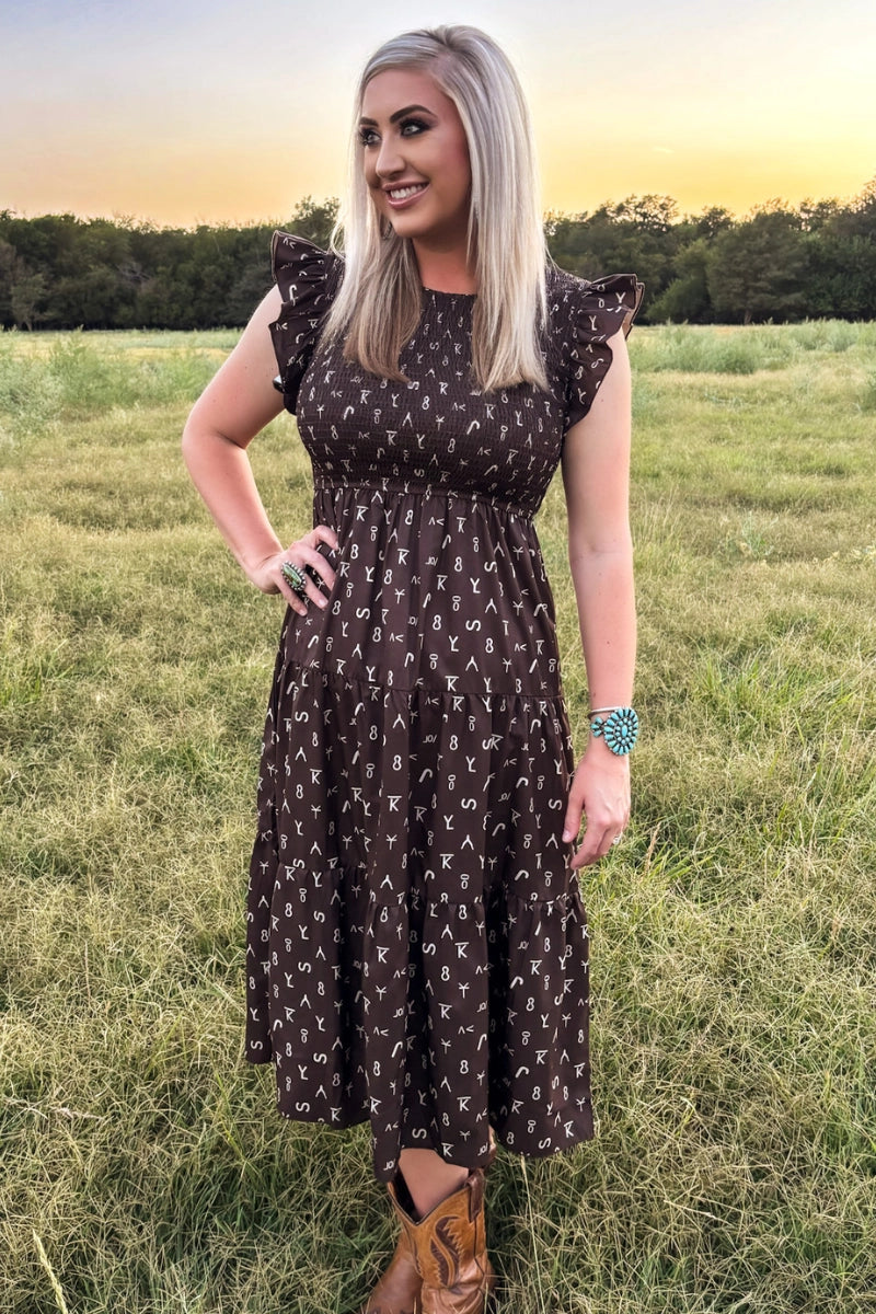 Ranch Stamped Dress