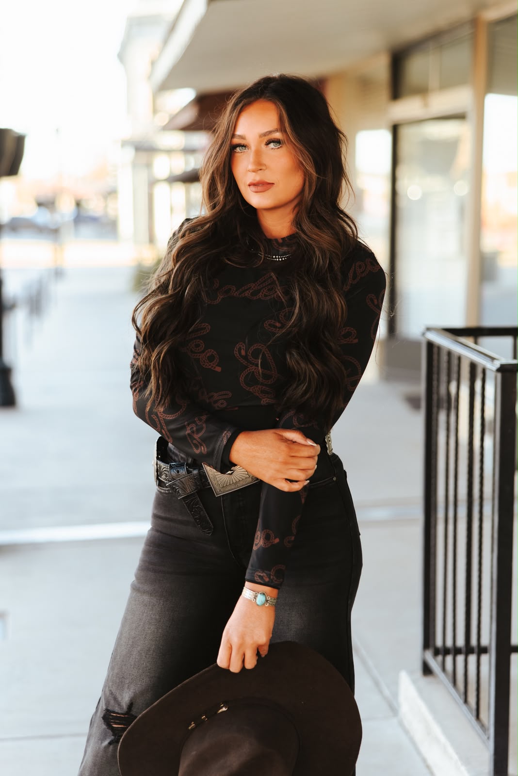 Rodeo Rebel Mesh Top