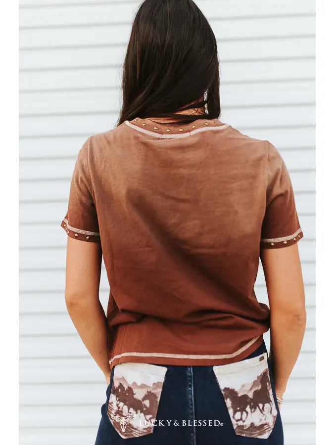 Vintage Icon Studded Top