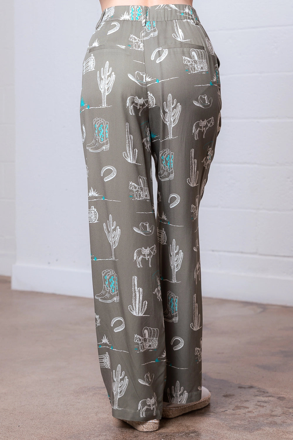 Turquoise & Tumbleweed Pants