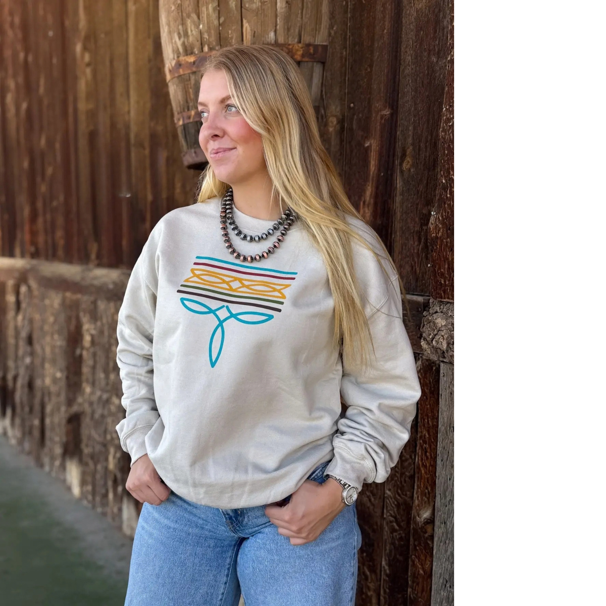 Boot stitch Sweater