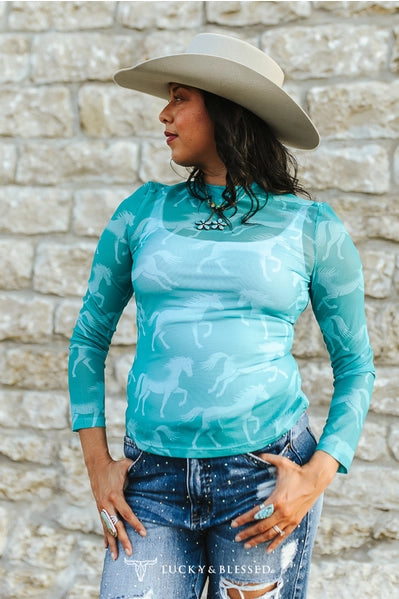 The Rodeo Blues Top