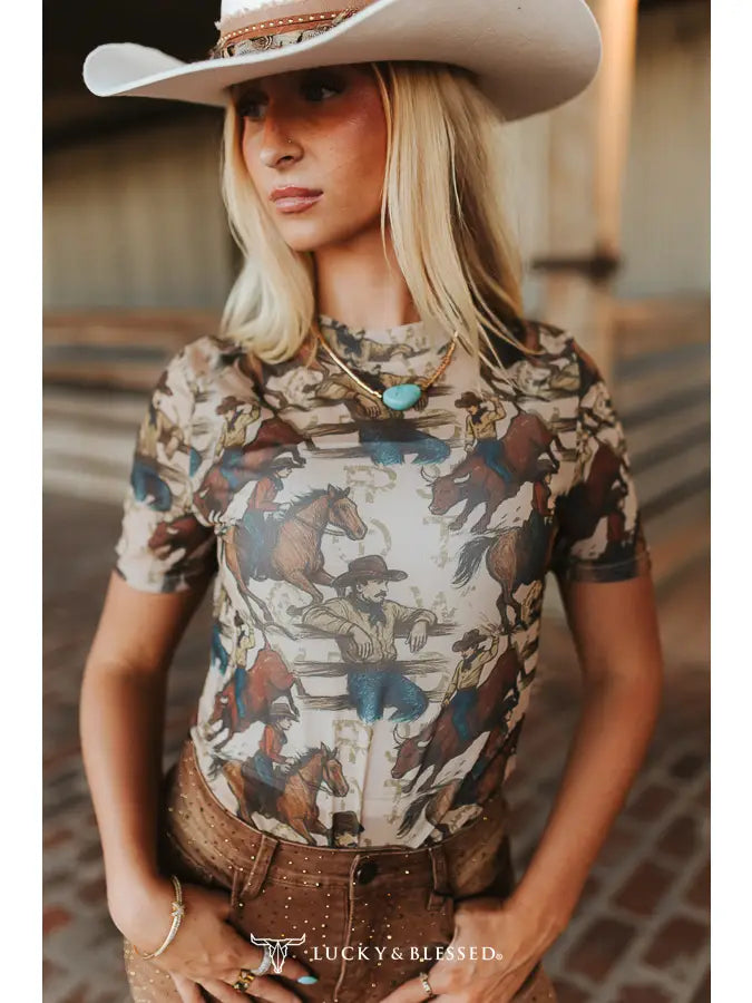 The Vintage Cowboy Top