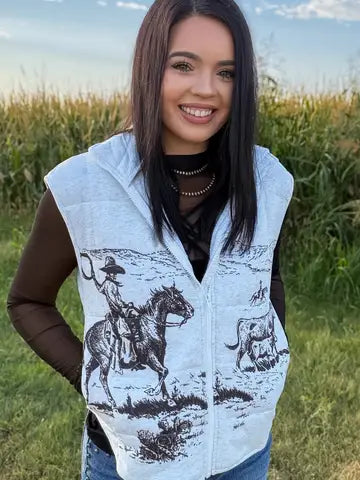 Cowboy Canvas Vest
