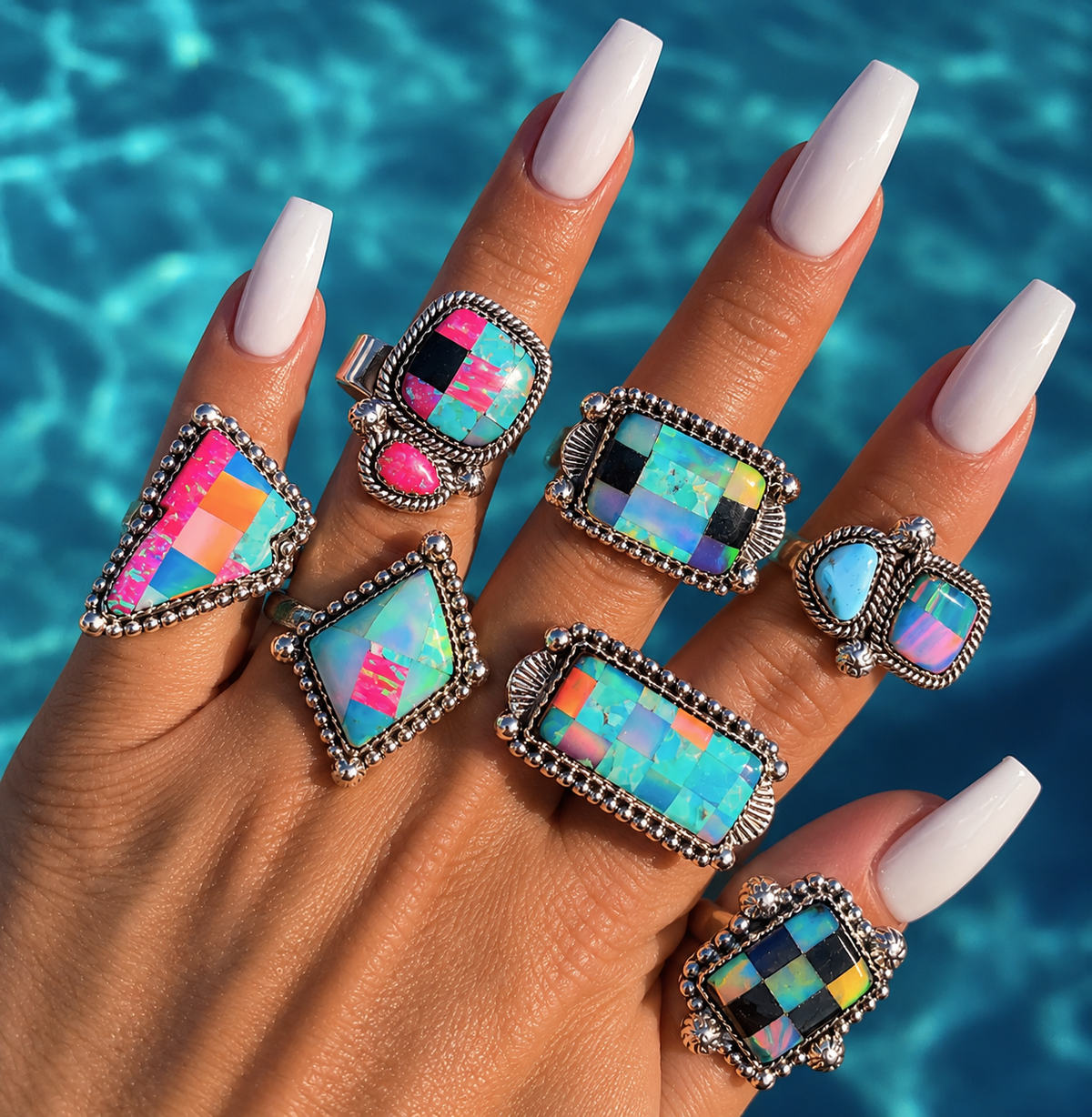 The Electric Cowgirl Rings