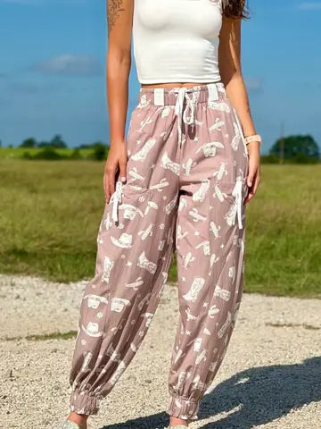 The Quinn Western Jogger Pants