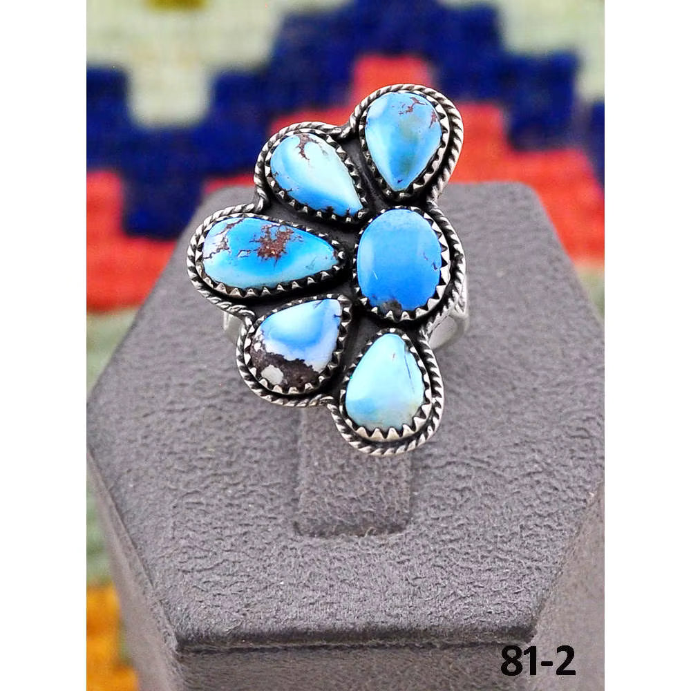 Blue Bonnet Boho Ring