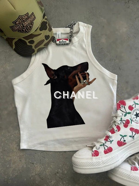 Chanel Dog Tank