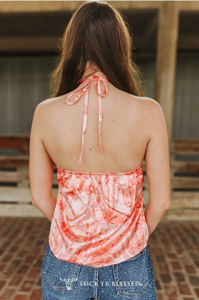 Pink Desert Halter