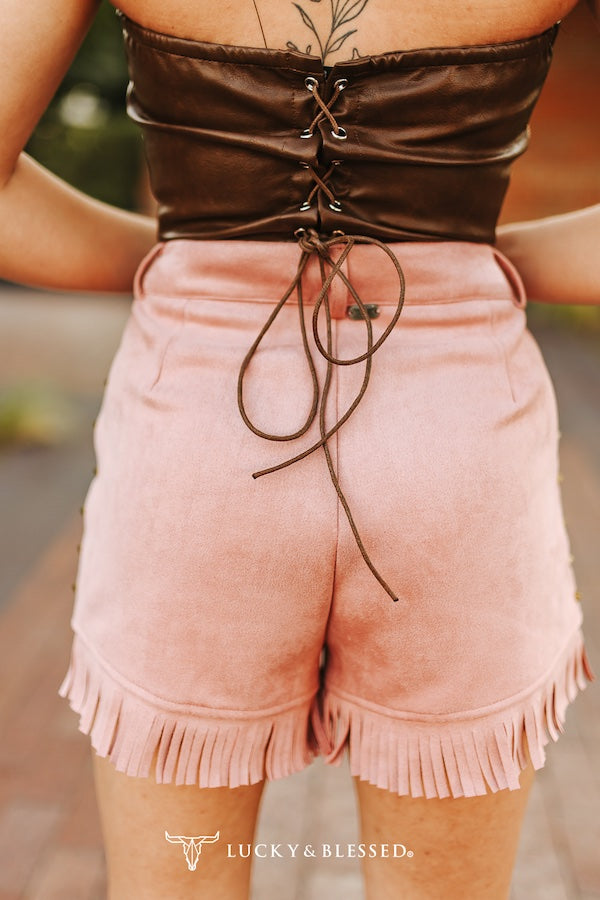 Leather Boot Tie Back