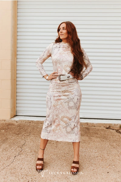The Ivory Horse Dress