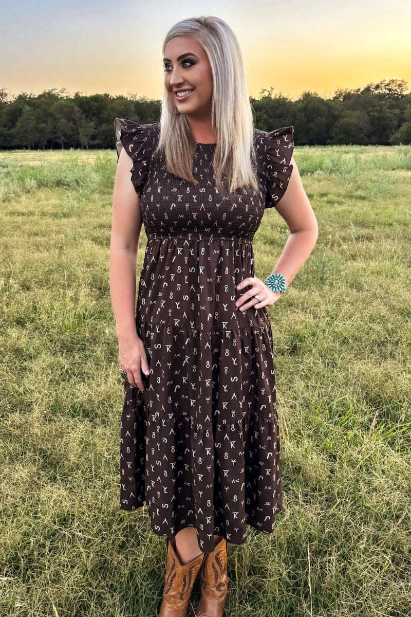 Ranch Stamped Dress