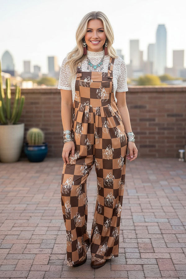 Checkered Girly Jumpsuit