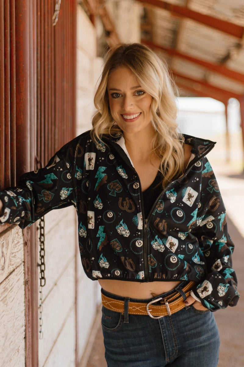 Cowgirl Charm Plus Cropped Jacket