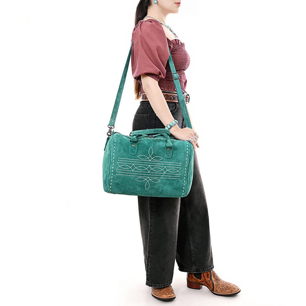 Teal Boot Bag