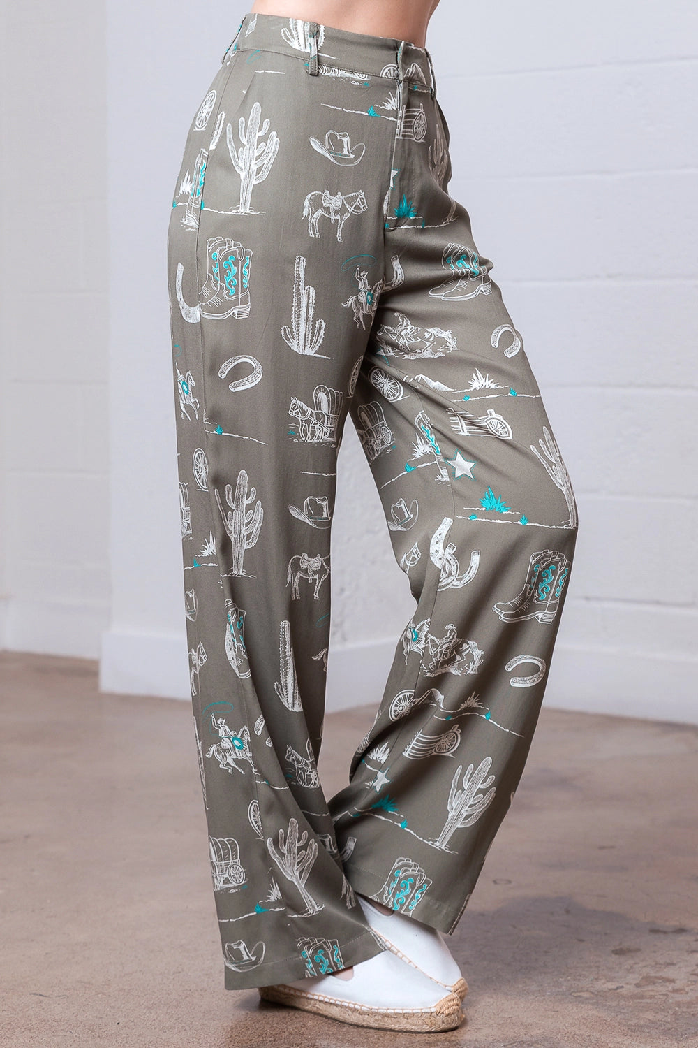 Turquoise & Tumbleweed Pants