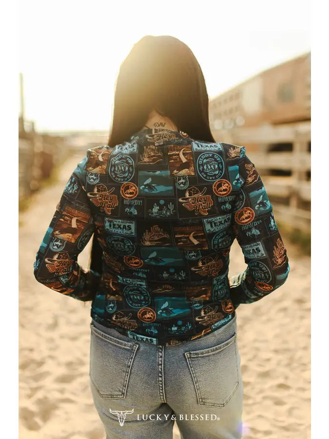 The Texas Turquoise Mesh Top (PRE-ORDER)