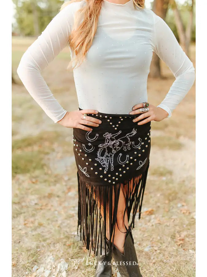 The Black Bronco Skirt