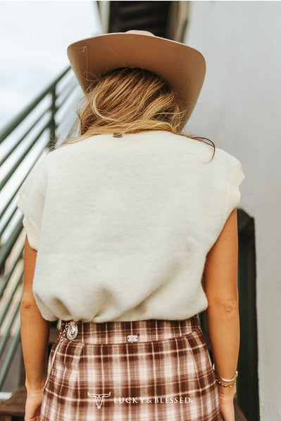 The Western Horseshoe Sweater Vest