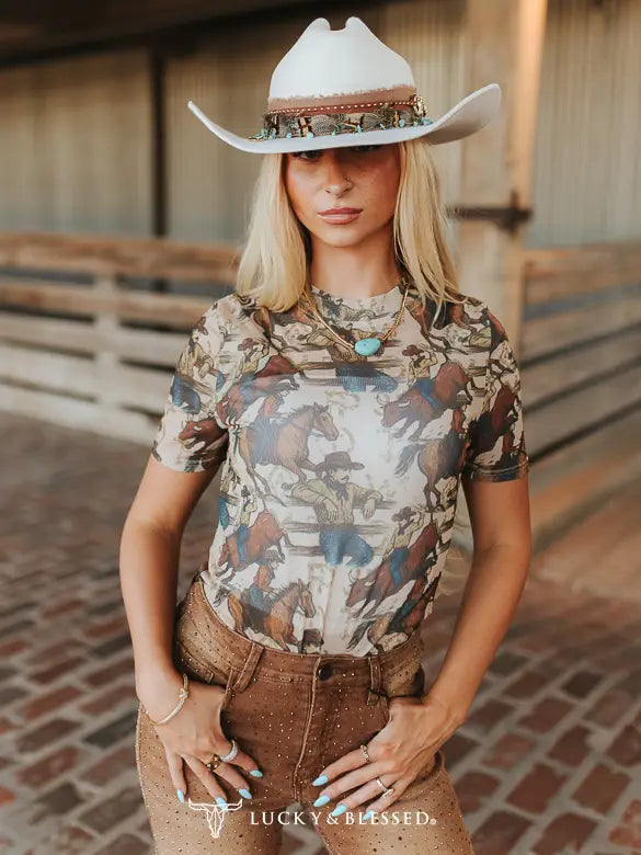 The Vintage Cowboy Top