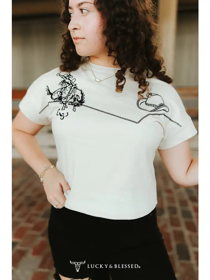 The Bronco Crop Tee